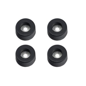 KROYWACHS DJ Speaker Cabinet Rubber Feet for Speaker Cabinets and Flight Case， Repair Kit Accessories Woofer 4PCS 38x19mm for Home Theater Karaoke