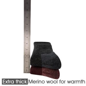 KAVANYISO Merino Wool Socks for Men Hiking Thermal Winter Crew Socks Boot Socks