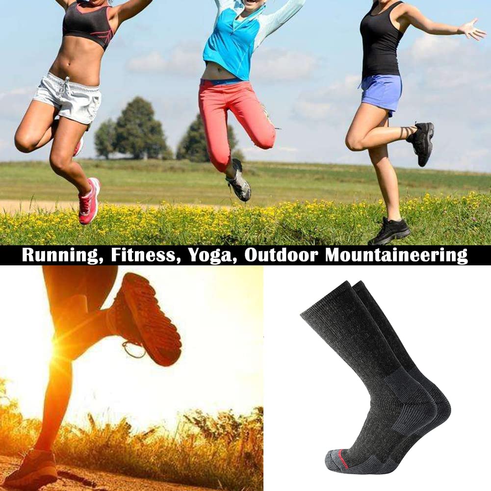 KAVANYISO Merino Wool Socks for Men Hiking Thermal Winter Crew Socks Boot Socks