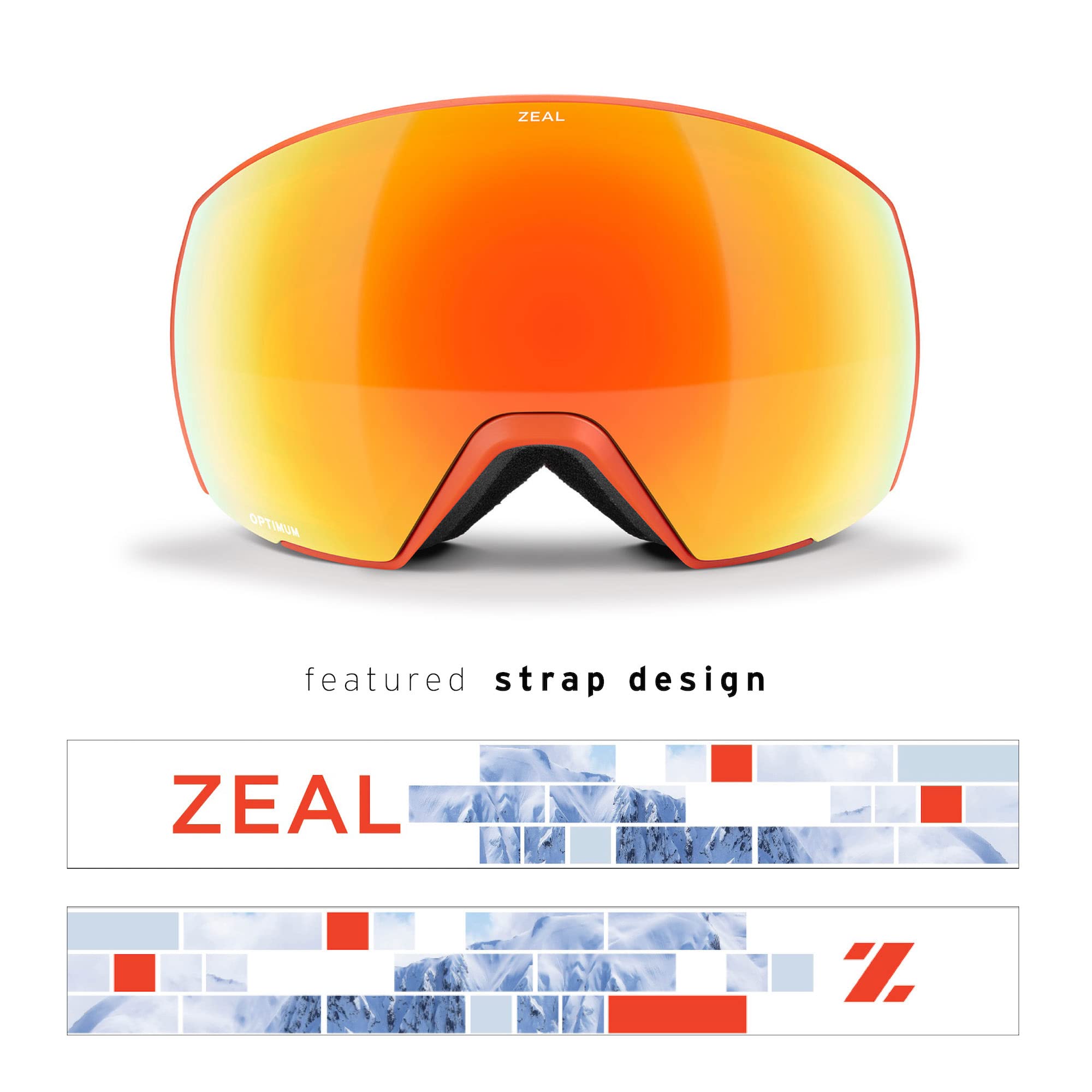 Zeal Optics Hangfire ODT Snow Goggle, Cordillera/Phoenix Mirror