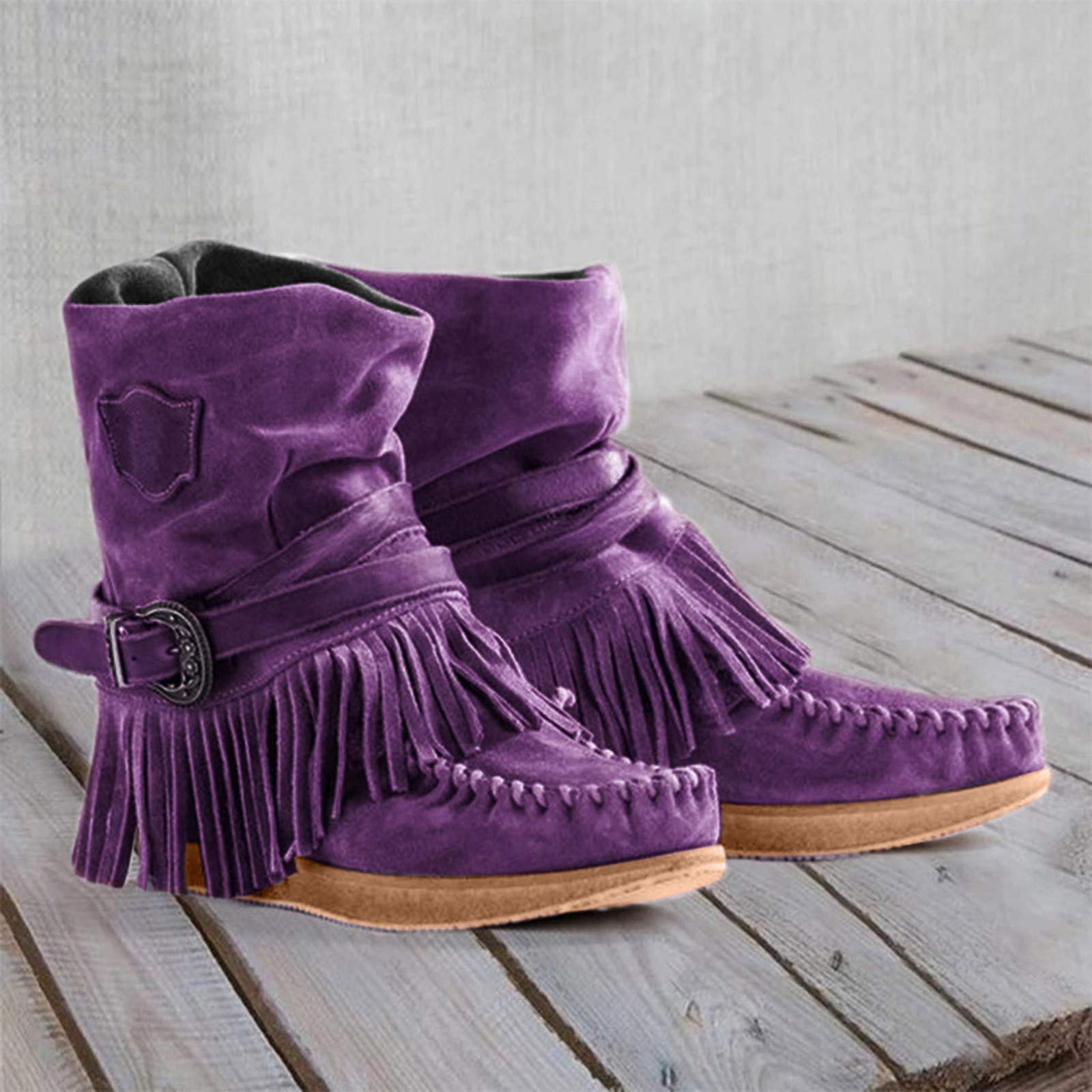 Womens Sandals, Snow Boots for Women Waterproof Women Athletic Boots Dressy Shoes Strappy Sneakers Business Office Boots Beach Shoes Women Purple