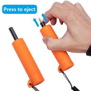 Retractable Ice Awls,Ice Fishing Safety Picks,Ice Breaking Accessories for Ice Fishing,Skating Or Walking On Ice (1pc)