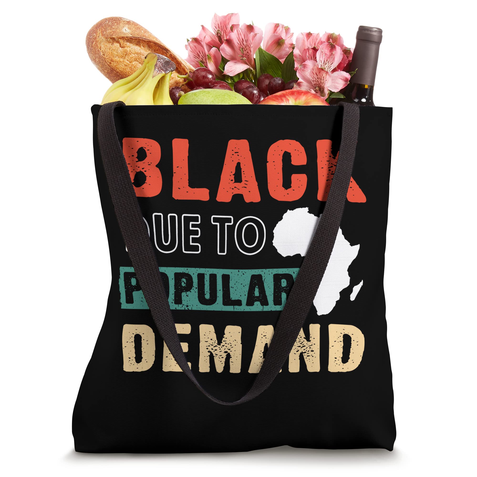 Black Pride, Black History Month, Men's African Pride Tote Bag