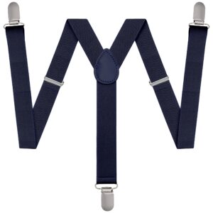 Man of Men Suspenders - Navy