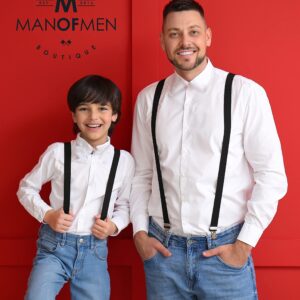 Man of Men Black Suspenders Men Tuxedo, Black Suspenders Women, Suspenders for Men, Tuxedo Suspenders for Men Black, Mens Black Suspenders