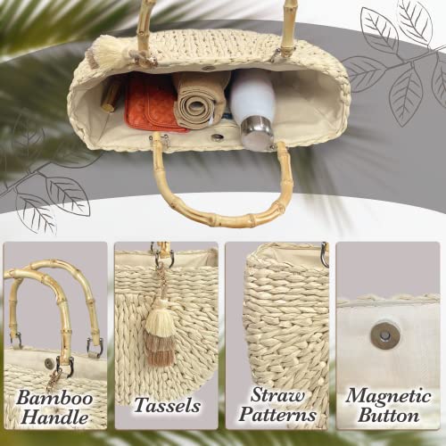 Hello Beaches Straw purses for women. Straw beach bag for women. Beach purse/Rattan purse, Woven purse Woven bag. Wicker purse. Straw bags.