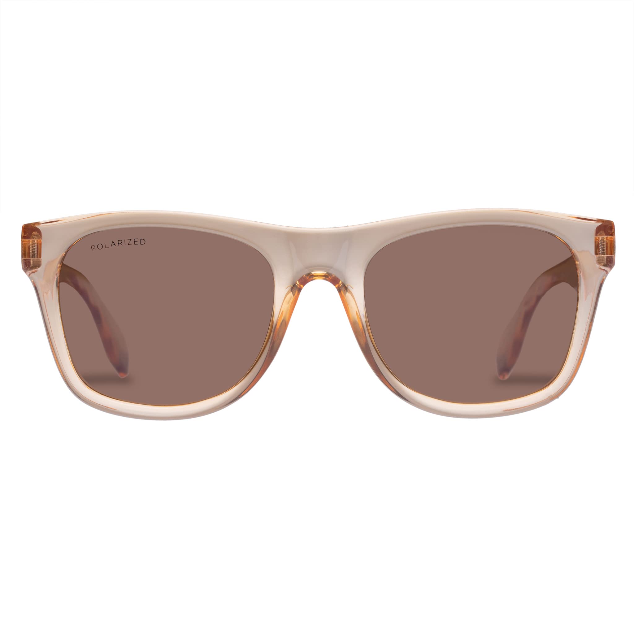 Le Specs Petty Trash Sunglasses, Blonde/Brown Mono Polarized, One Size