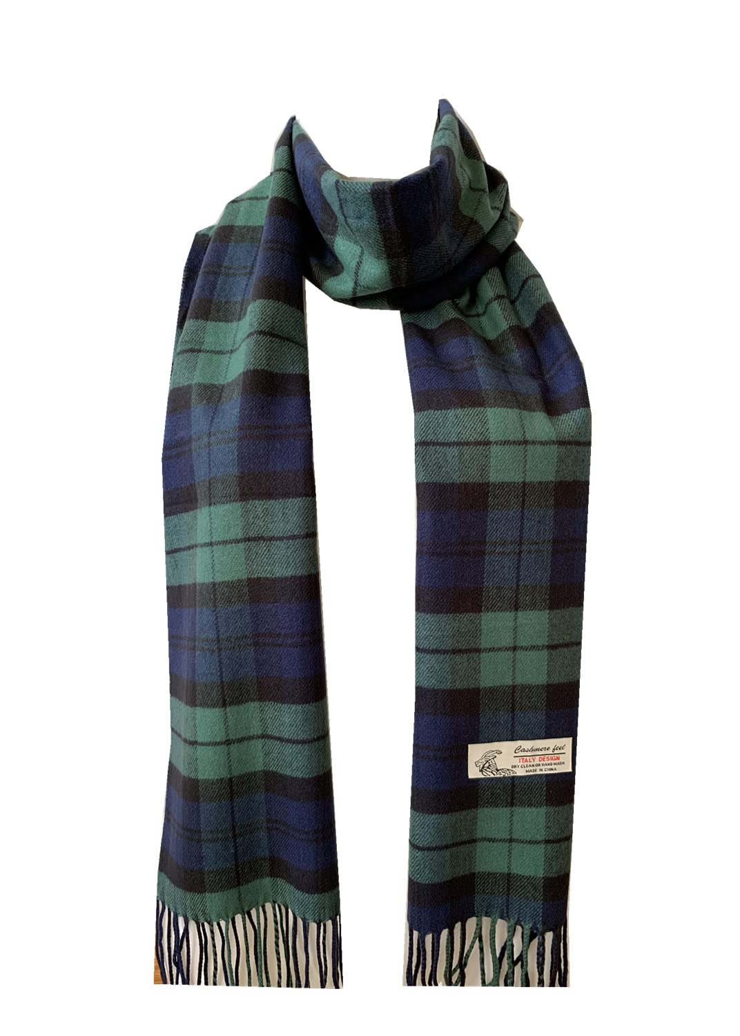 WA - Super Soft Womens Mens Luxurious Classic Cashmere Feel Wrap Scarf Plaid Scarves (Plaid-#10)