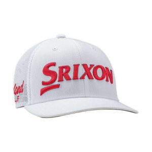 srixon 2021 tour original trucket hat - white/red