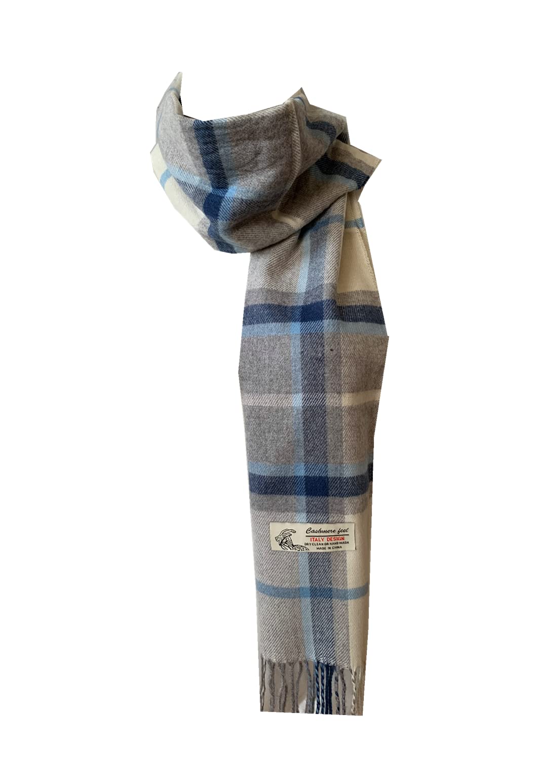 WA - Super Soft Womens Mens Luxurious Classic Cashmere Feel Wrap Scarf Plaid Scarves (Plaid-#15)