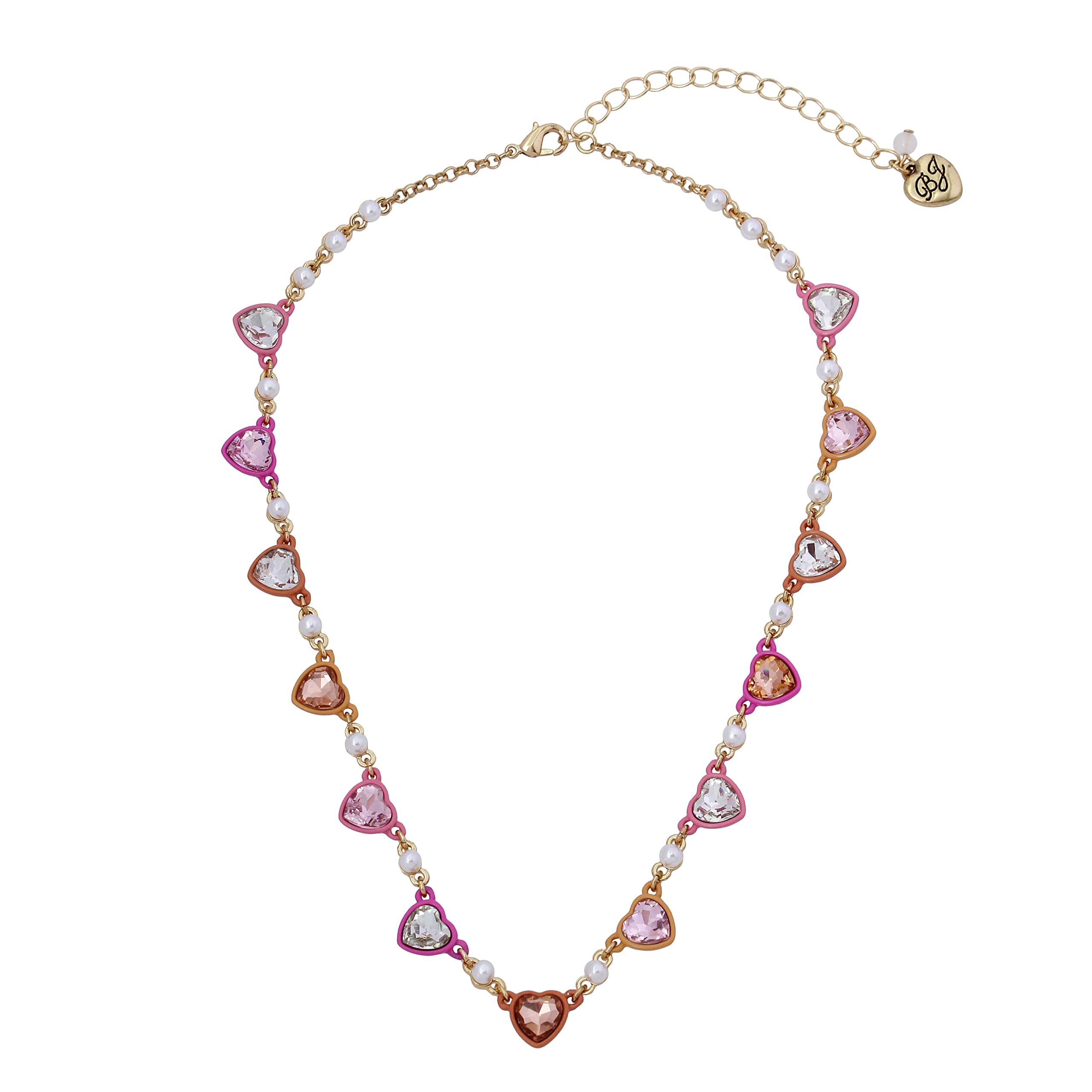 Betsey Johnson Heart Collar Necklace