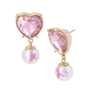 Betsey Heart Drop Earrings