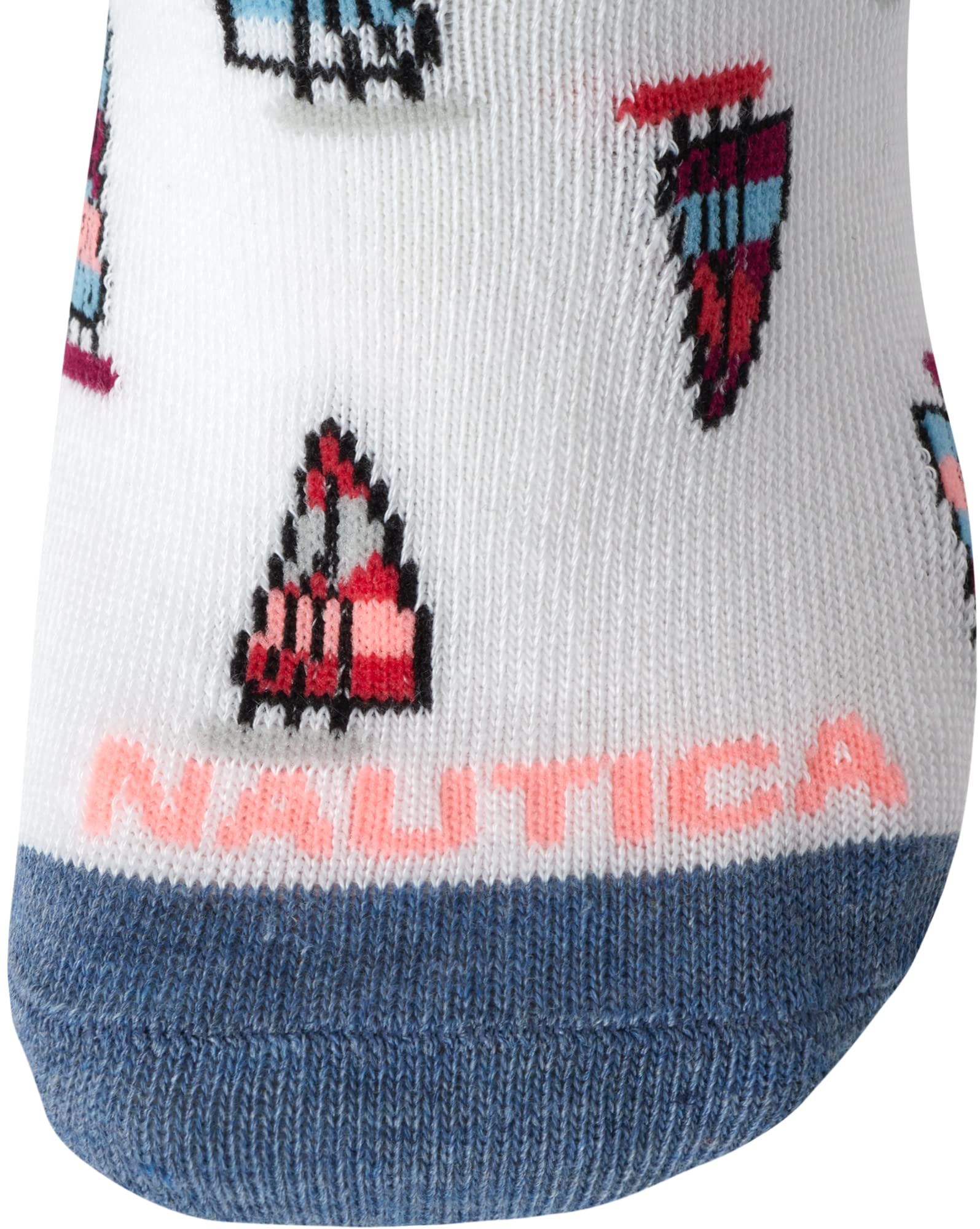 Nautica Women's Socks - Lightweight Athletic Low Cut Socks (6 Pack), Size 4-10, Heather Grey Asst