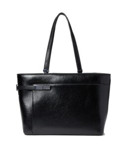 calvin klein jade tote black/silver one size