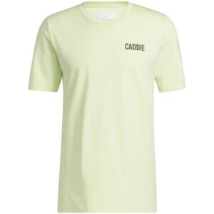 adidas men's adicross caddie t-shirt - almost lime xl