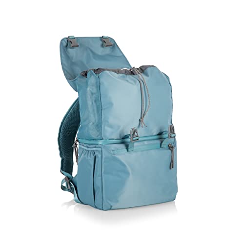 ONIVA Tarana Backpack Cooler made with Recycled Material, Soft Cooler Backpack, Upcycled Cooler Bag, (Aurora Blue)