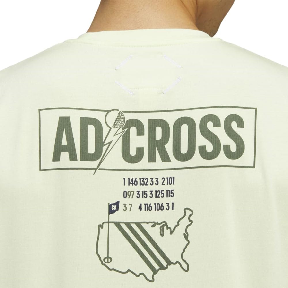 adidas Men's Adicross Caddie T-Shirt - Almost Lime XL