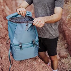 ONIVA Tarana Backpack Cooler made with Recycled Material, Soft Cooler Backpack, Upcycled Cooler Bag, (Aurora Blue)