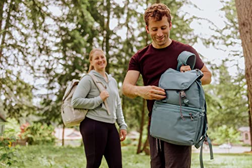 ONIVA Tarana Backpack Cooler made with Recycled Material, Soft Cooler Backpack, Upcycled Cooler Bag, (Aurora Blue)