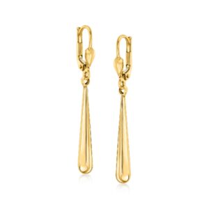 canaria 10kt yellow gold teardrop earrings