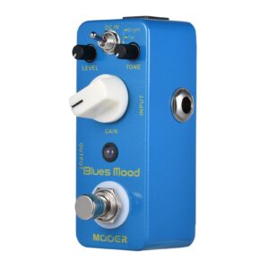 HHOP MOOER Blue Mood Blues Style Overdrive Guitar Effect Pedal 2 Modes(Bright/Fat) True Bypass Full Metal Shell