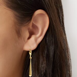 Canaria 10kt Yellow Gold Teardrop Earrings