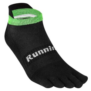 UBUMO Men's Toe Socks Five Finger No Show Ankle Casual Athletic Running Cotton 6 Pairs