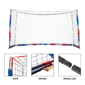 ChamGoal Portable Soccer Goal Net for Backyard,Sports Net Instant Portable Collapsible Soccer Net, All Ages & Skill Level&Anywhere,for Training & Scrimmages,1 Goal + 1 Carry Bag(12X6 FT)