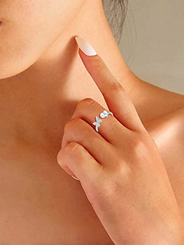 Sora Tuki S Initial Ring for Women Silver Letter Ring Adjustable Rings Butterfly Heart Initial Rings for Women Dainty Stackable Rings Cute Silver Rings