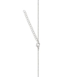 Amazon Essentials Sterling Silver Freshwater Pearl Pendant Necklace 16", Silver