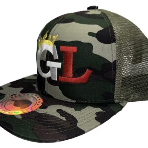 JGL El Chapo 701 Chapiza Custom Embroidered unisex Trucker Hat Camo