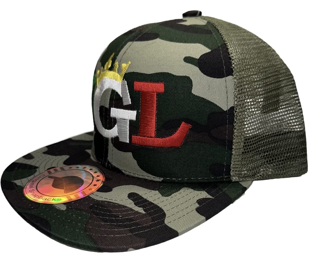 JGL El Chapo 701 Chapiza Custom Embroidered unisex Trucker Hat Camo