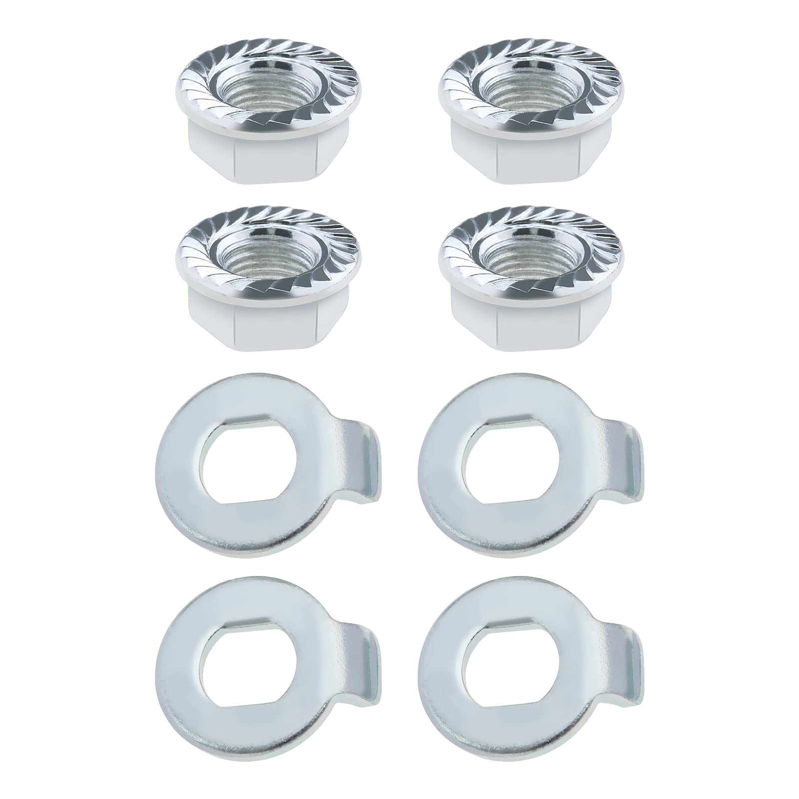 SING F LTD 4PCS Front Wheel Motor Nut Washer Set Compatible with Xiaomi M365 Essential 1S Pro Pro 2 Version Electric Scooters Replacement Parts