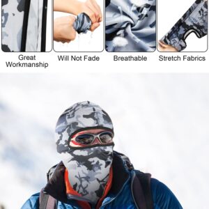 54 Pcs Balaclava Face Mask UV Sun Protection Ski Full Face Mask Breathable Full Head Mask Motorcycle Cycling Bike Ski for Men Women