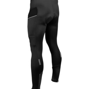 AERO|TECH|DESIGNS | Men's All Day Padded Cycling Tights | Black Accents | X-Large