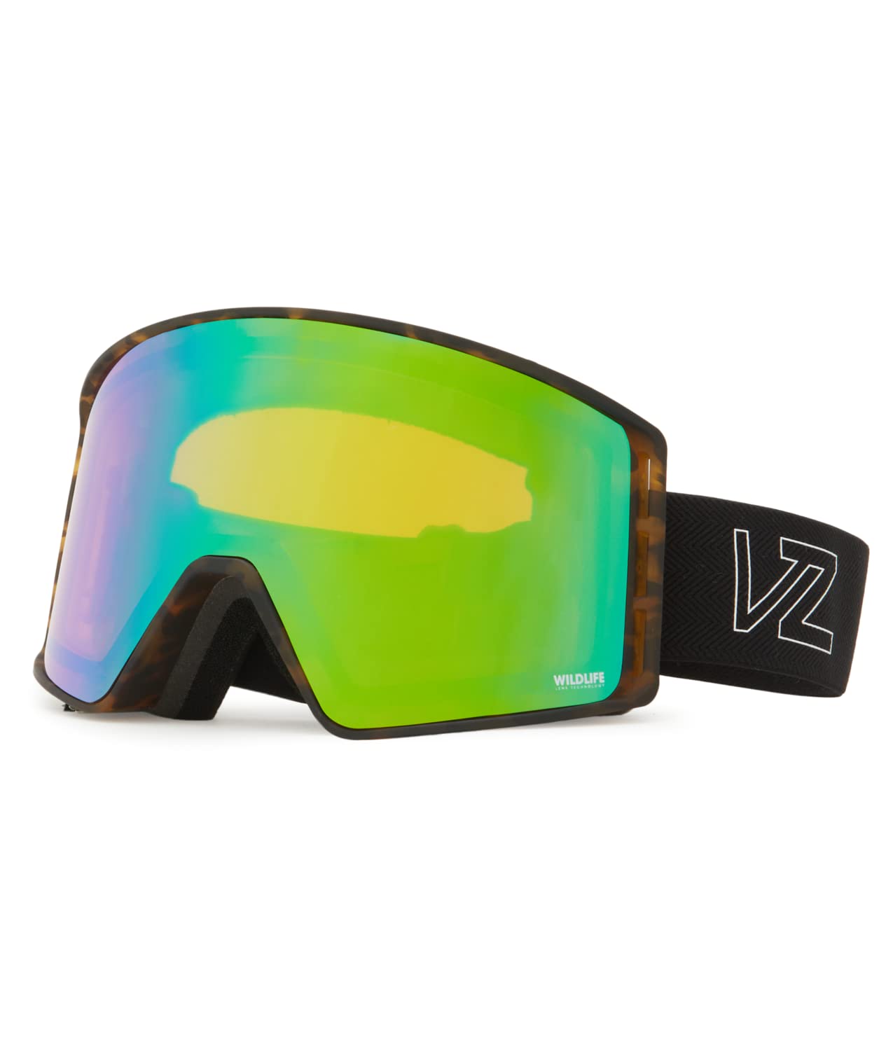 VonZipper Unisex Mach VFS Snow Sport Goggle - Tortoise Satin Frame | Wildlife Gamma Chrome Lens