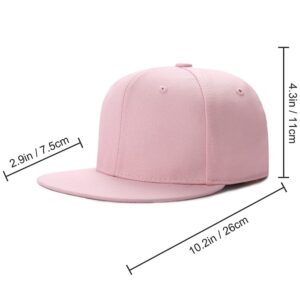 Coconut Tree Custom Snapback Embroidered Hat Gift for Men Women Girls Adjustable Fashion Outdoor Pink