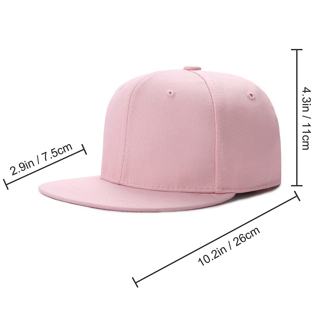 Coconut Tree Custom Snapback Embroidered Hat Gift for Men Women Girls Adjustable Fashion Outdoor Pink