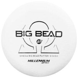 millennium et big bead omega putter golf disc - 170-172g - colors will vary