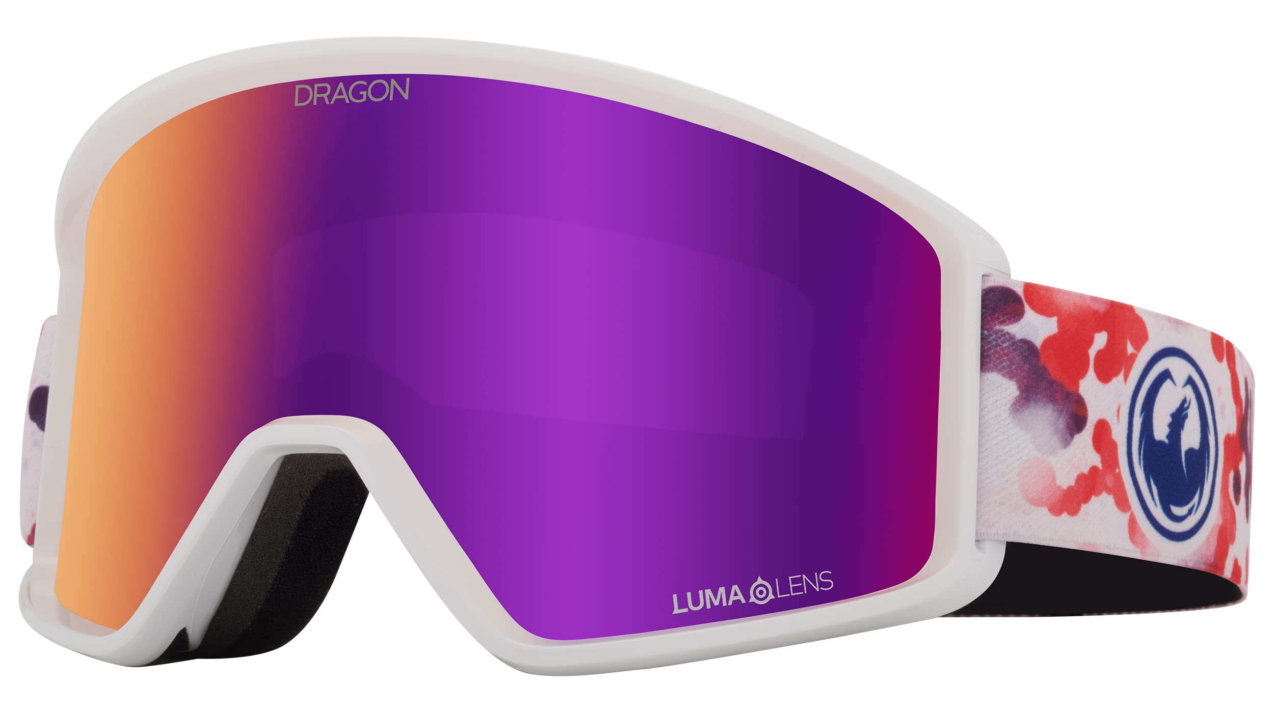 Dragon Unisex DXT OTG Snow Sport Goggle - Koi LIte Frame | LL Purple Ion Lens