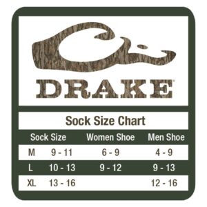 Drake Mens Ultra Dri Mid Calf Cushion Boot Socks 2 Pair Pack