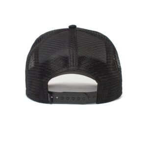 Goorin Bros. The Farm Adjustable Mesh Trucker Hat for Men and Women, Black (King Lion), One Size