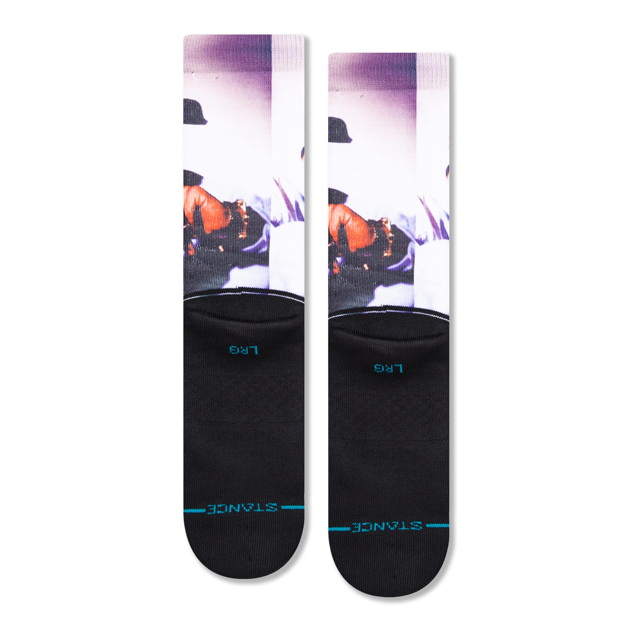 Stance Makaveli Crew Socks (Medium, Black)