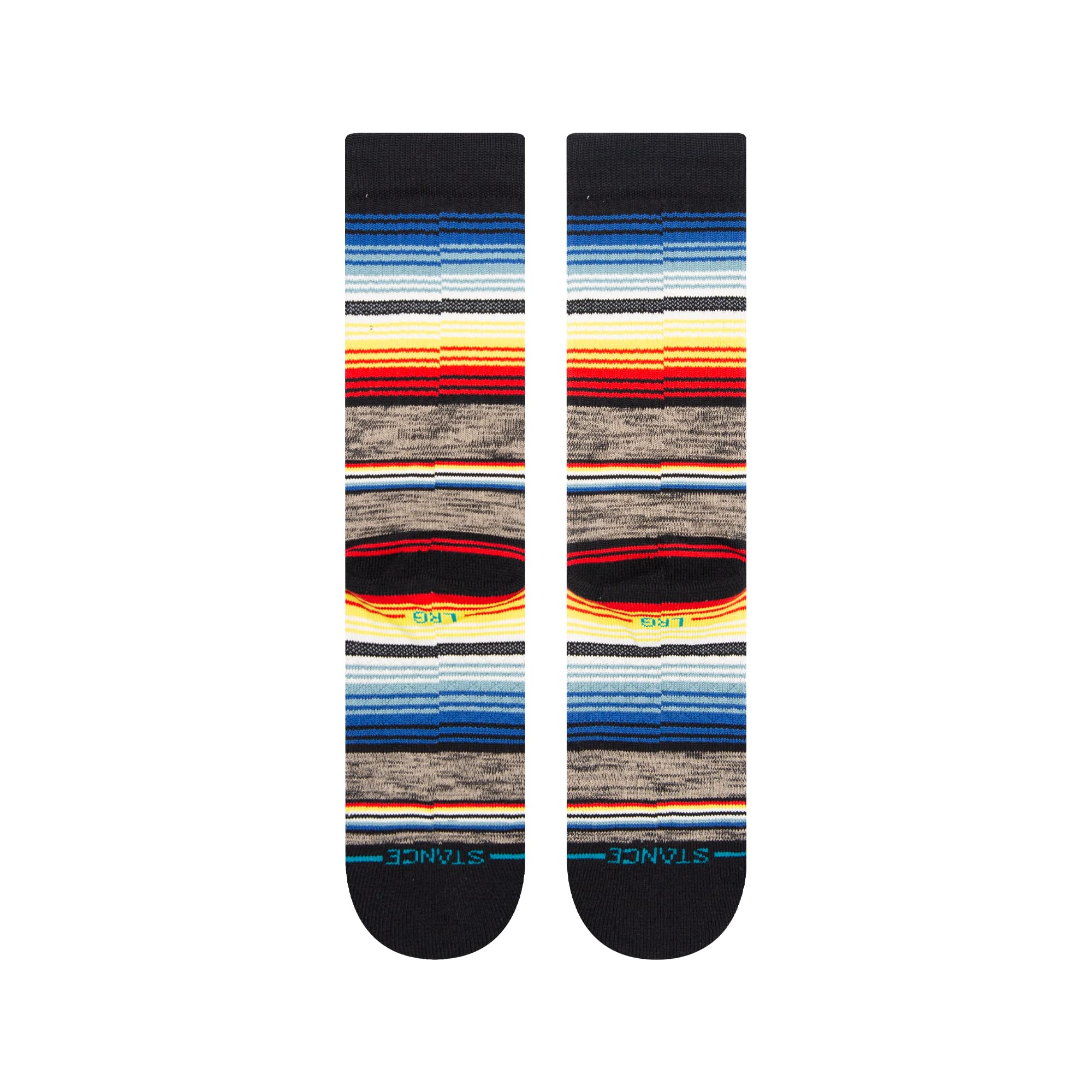 Stance Men's Southbound Crew Socks (Large, Royal)