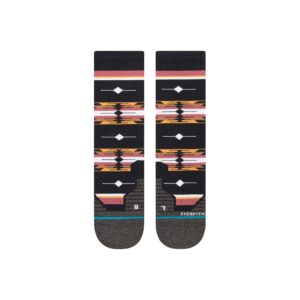 Stance Cloaked Mid Crew Socks (Large, Washed Black)