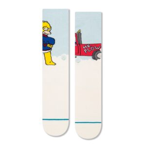 Stance Men's Mr Plow Crew Socks (Medium, Lightblue)