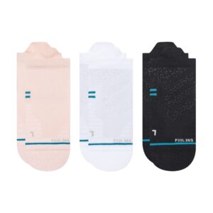 stance athletic tab 3-pack pink sm (us men's shoe 3-5.5, women's shoe 5-7.5)