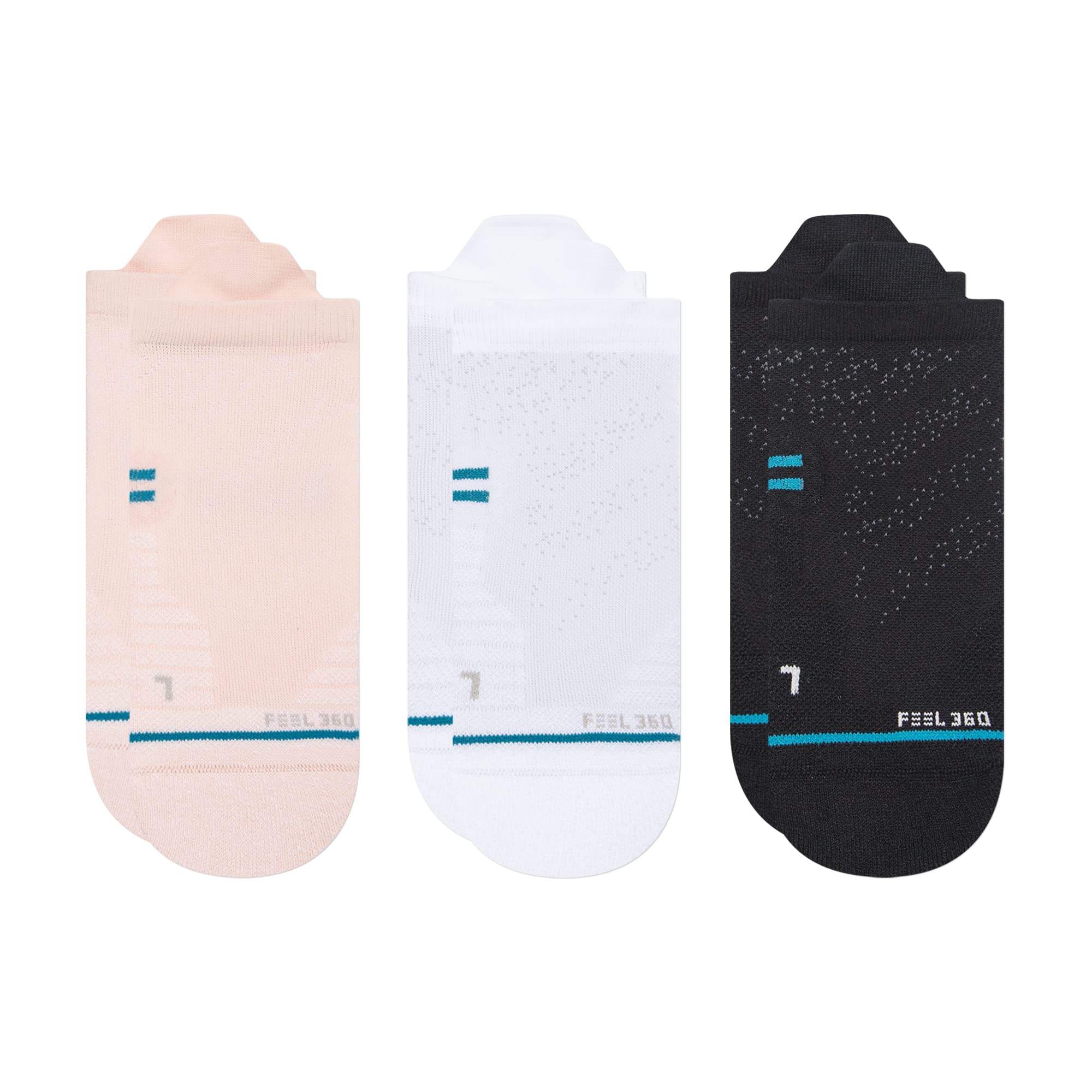 Stance Athletic Tab 3-Pack Pink SM (US Men's Shoe 3-5.5, Women's Shoe 5-7.5)