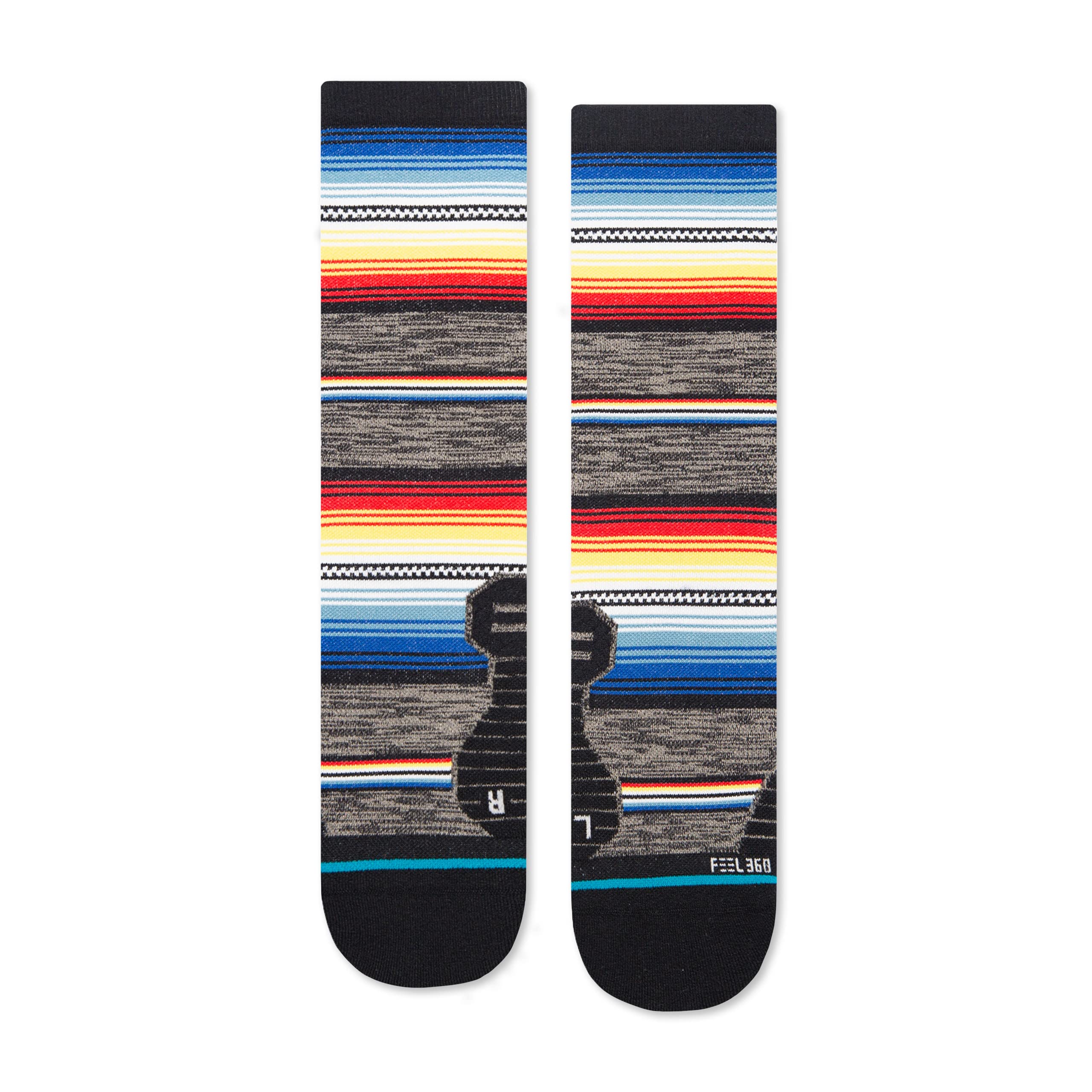 Stance Southbound Crew Light Cushion Run Sock Royal MD (US Men's Shoe 6-8.5, Women's Shoe 8-10.5)