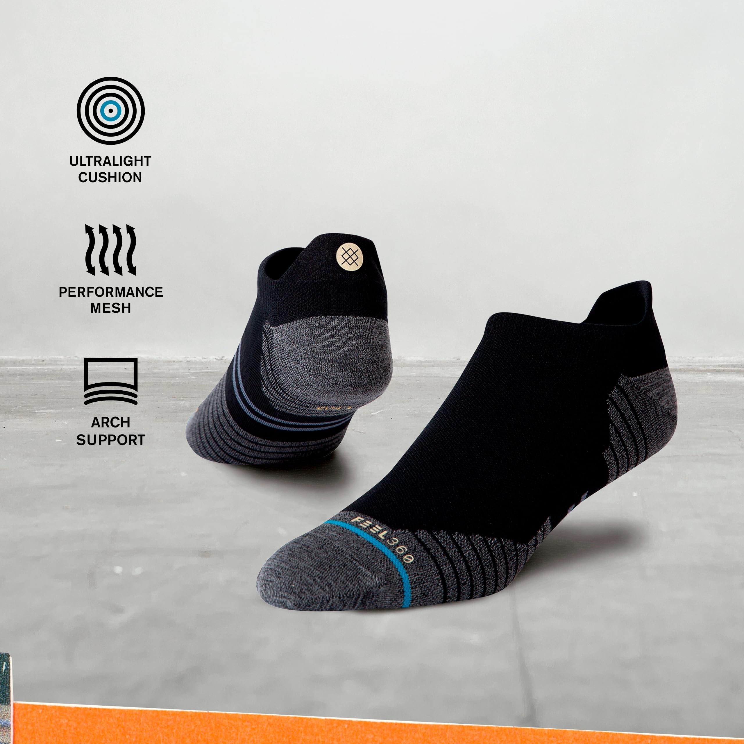 Stance Run Light Tab 3 Pack Socks (Small, Multi)